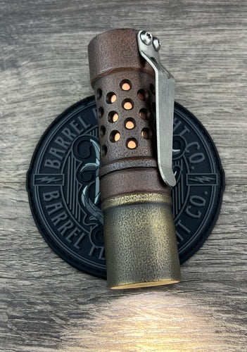 CYBER MONDAY! Barrel Blackened and Hammered Finish M2JN Copper Body, Ring and Sleeve with Brass Head, Quantum Driver