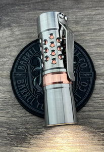 CYBER MONDAY! Machine Finish Titanium Barrel M2JN with Copper Ring and Sleeve with Quantum Driver